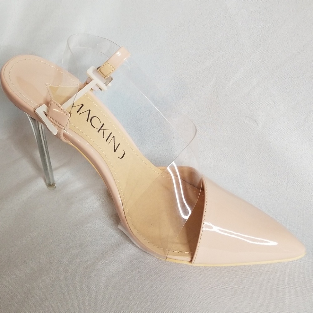 🔥🔥Nude & Clear sling back Pumps